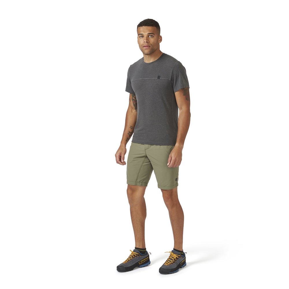 Rab Obtuse Shorts Light Khaki QFV-22-LKH broeken online bestellen bij Kathmandu Outdoor & Travel