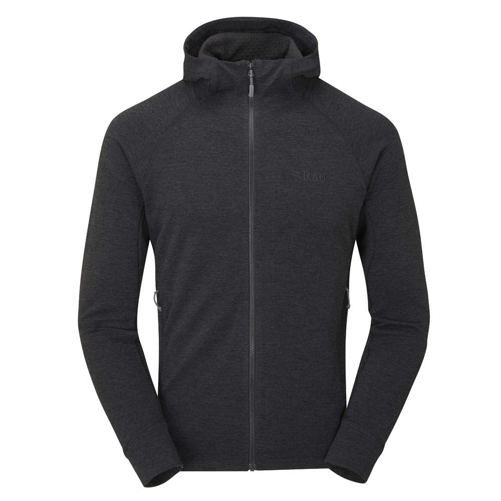 Rab Nexus Hoody Black QFF-70-BLK fleeces en truien online bestellen bij Kathmandu Outdoor & Travel