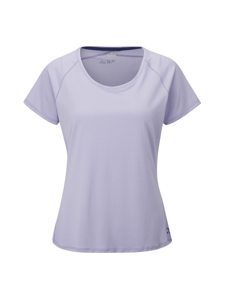 Rab Aleya Tee Women's Lilac QBL-48-LIL shirts en tops online bestellen bij Kathmandu Outdoor & Travel