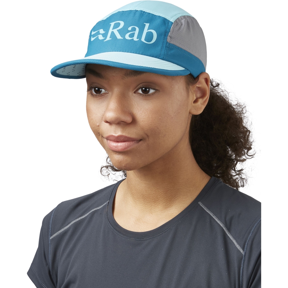 Rab Momentum 5 Panel Cap Ultramarine/Meltwater QAB-44-UMT kleding accessoires online bestellen bij Kathmandu Outdoor & Travel