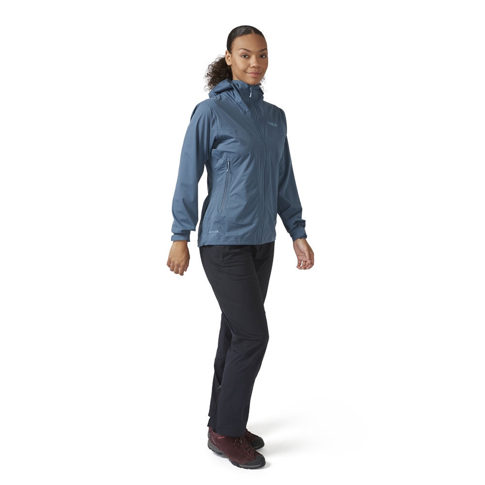 Rab Kinetic 2.0 Jacket Women's  Orion Blue QWG-75-ORB jassen online bestellen bij Kathmandu Outdoor & Travel