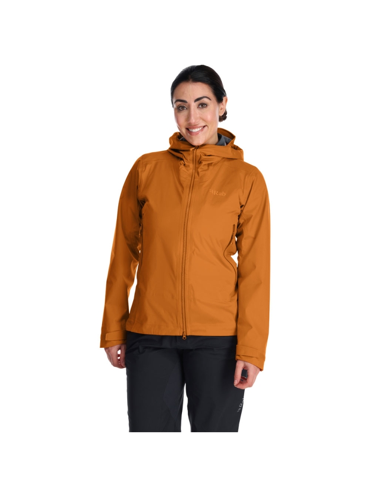Rab Kinetic Alpine 2.0 Jacket Women's Marmalade QWG-70-MAM jassen online bestellen bij Kathmandu Outdoor & Travel