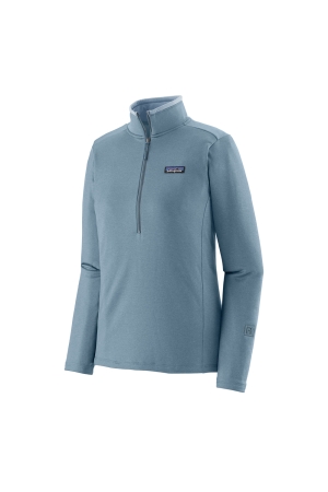 Patagonia  R1 Daily Zip Neck Women's Light Plume Grey - Steam Blue 
