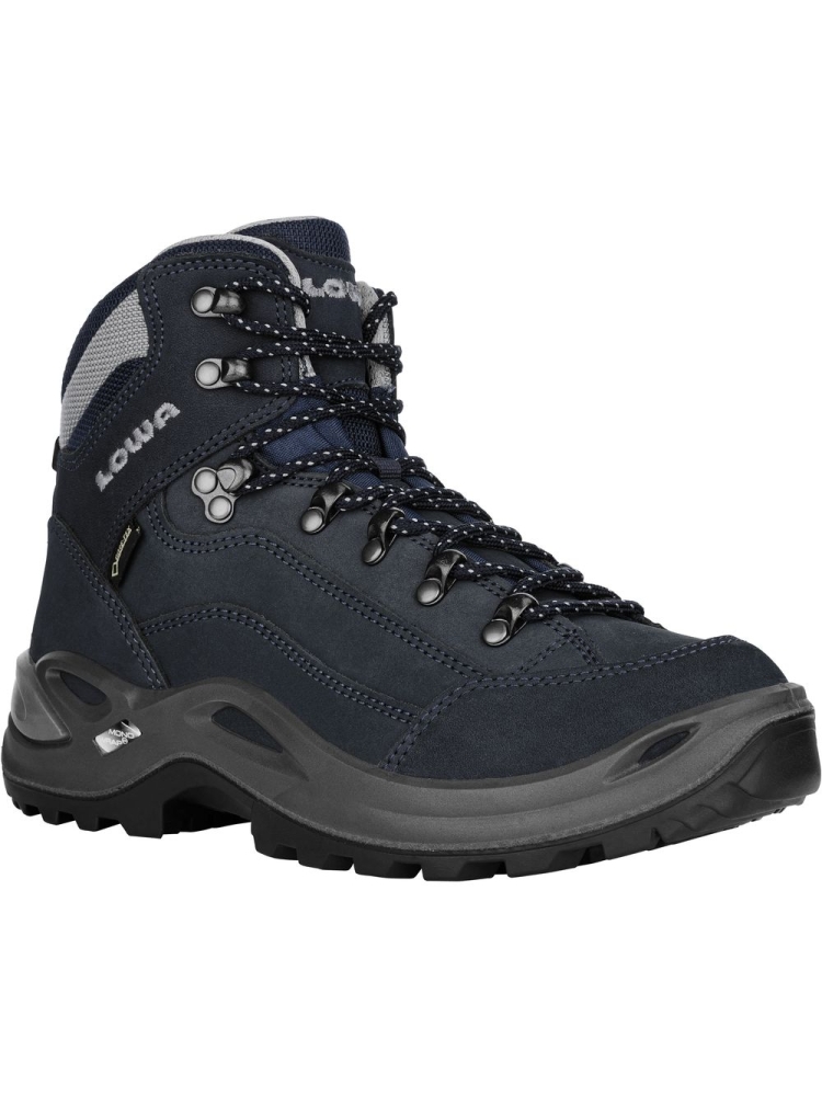 Lowa Renegade GTX Mid Women's Navy/Grey LM320945-6930 wandelschoenen dames online bestellen bij Kathmandu Outdoor & Travel