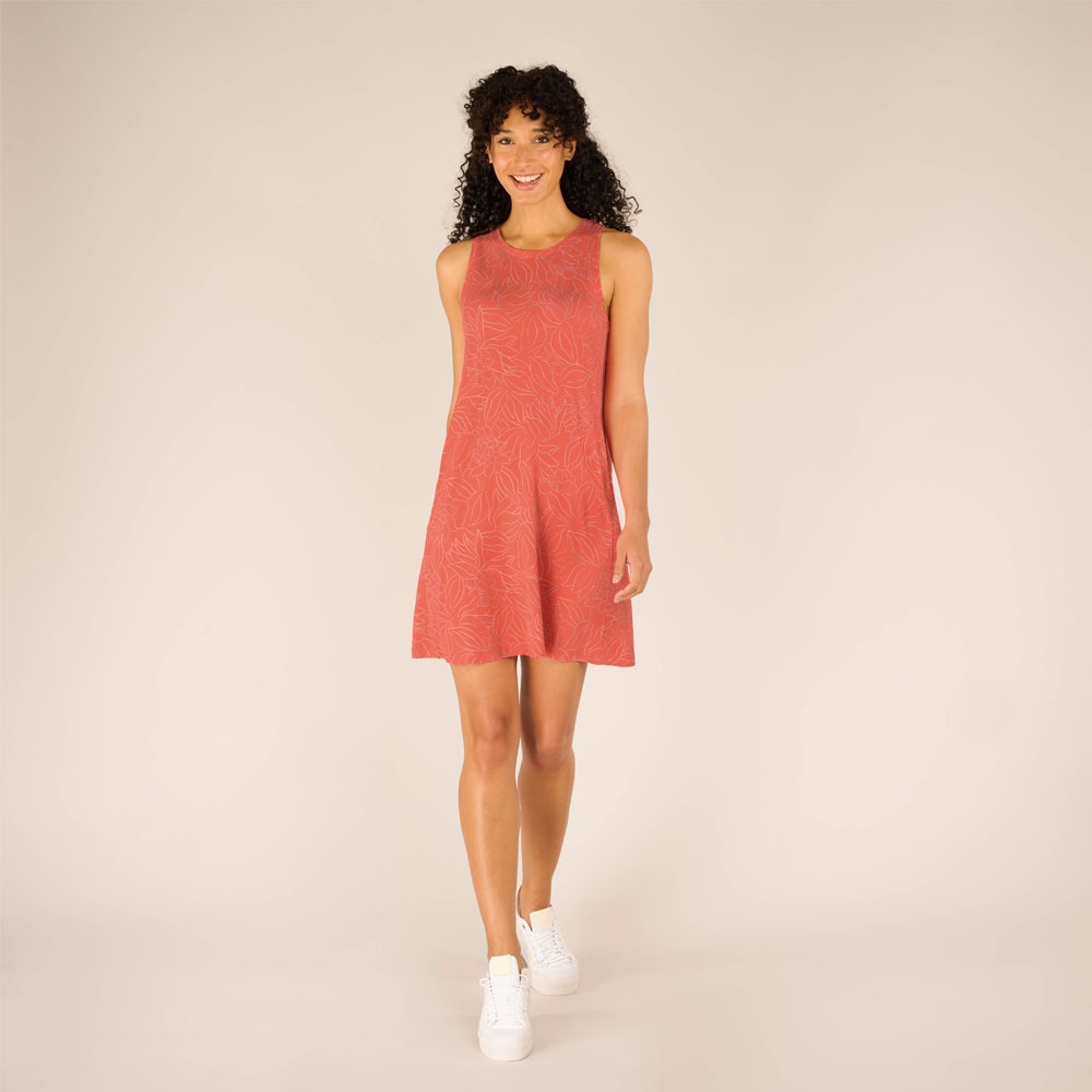 Sherpa Adventure Gear Padma Sporty Dress Women's SORBET LEAF SW24032-570 jurken en rokken online bestellen bij Kathmandu Outdoor & Travel