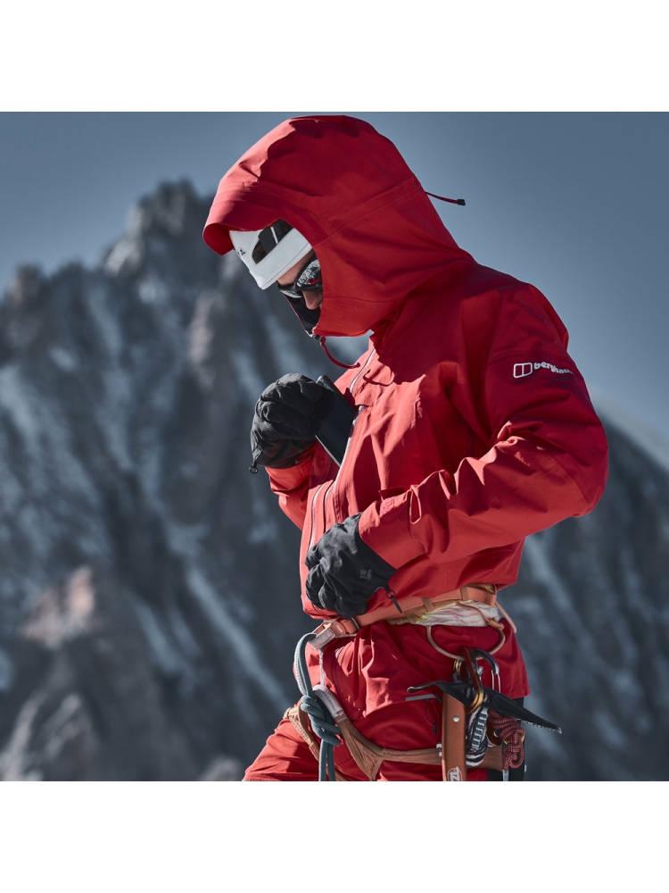 Berghaus Mountain Guide Alpine Pro Jkt GOJI BERRY/HAUTE RED A001516-HQ9 jassen online bestellen bij Kathmandu Outdoor & Travel