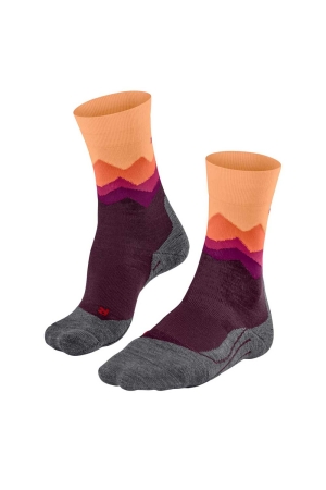 Falke TK2 Crest Women's dark mauve 16194-8213 sokken online bestellen bij Kathmandu Outdoor & Travel