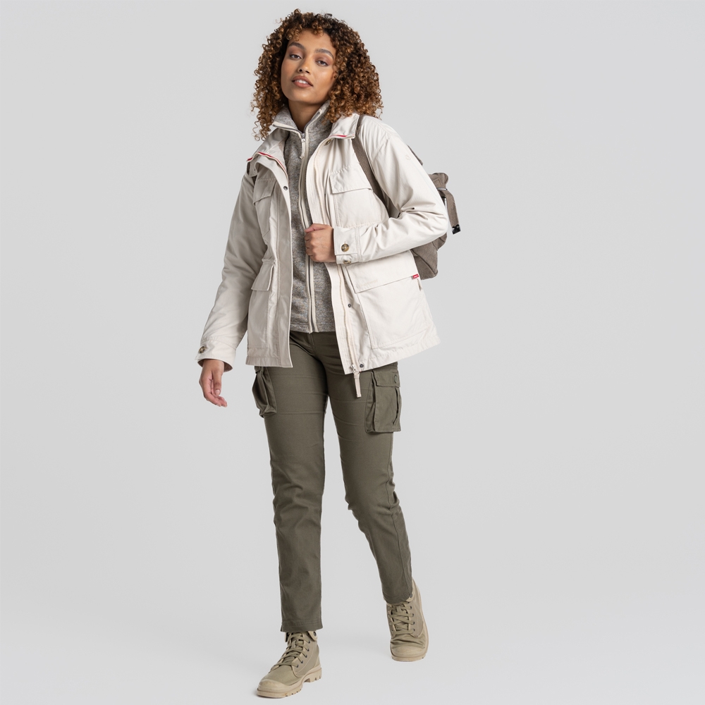 Craghoppers NL Adventure Jkt Women's Stone CWN286-760 jassen online bestellen bij Kathmandu Outdoor & Travel