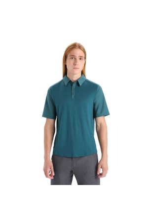 Icebreaker Hike Short Sleeve Top Green Glory 0A56OK-7281 shirts en tops online bestellen bij Kathmandu Outdoor & Travel