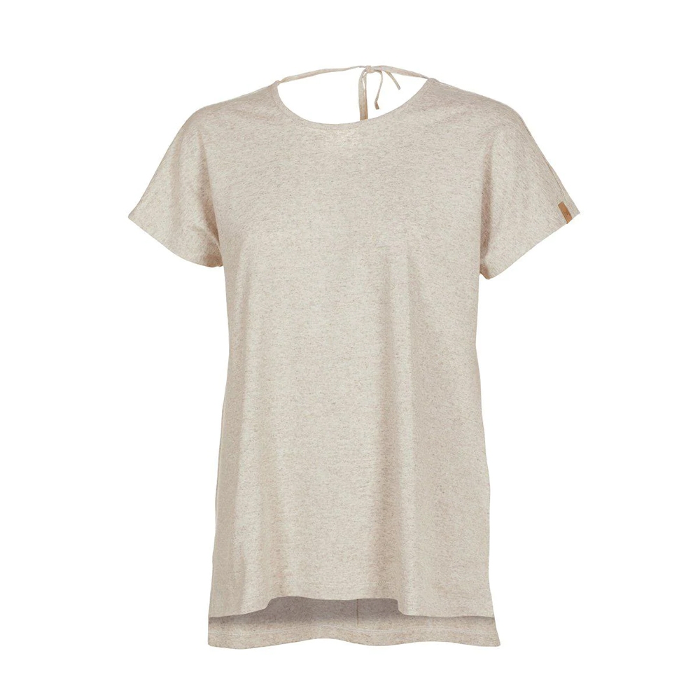 Ivanhoe GY Hella Hemp Women's Naturmelange 1200202-712 shirts en tops online bestellen bij Kathmandu Outdoor & Travel