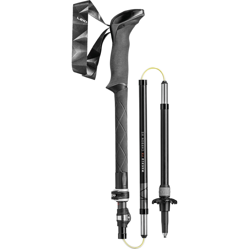 Leki Makalu FX Carbon AS LightAntracite/BrightRed/Black LT65220631 wandelstokken en gamaschen online bestellen bij Kathmandu Outdoor & Travel