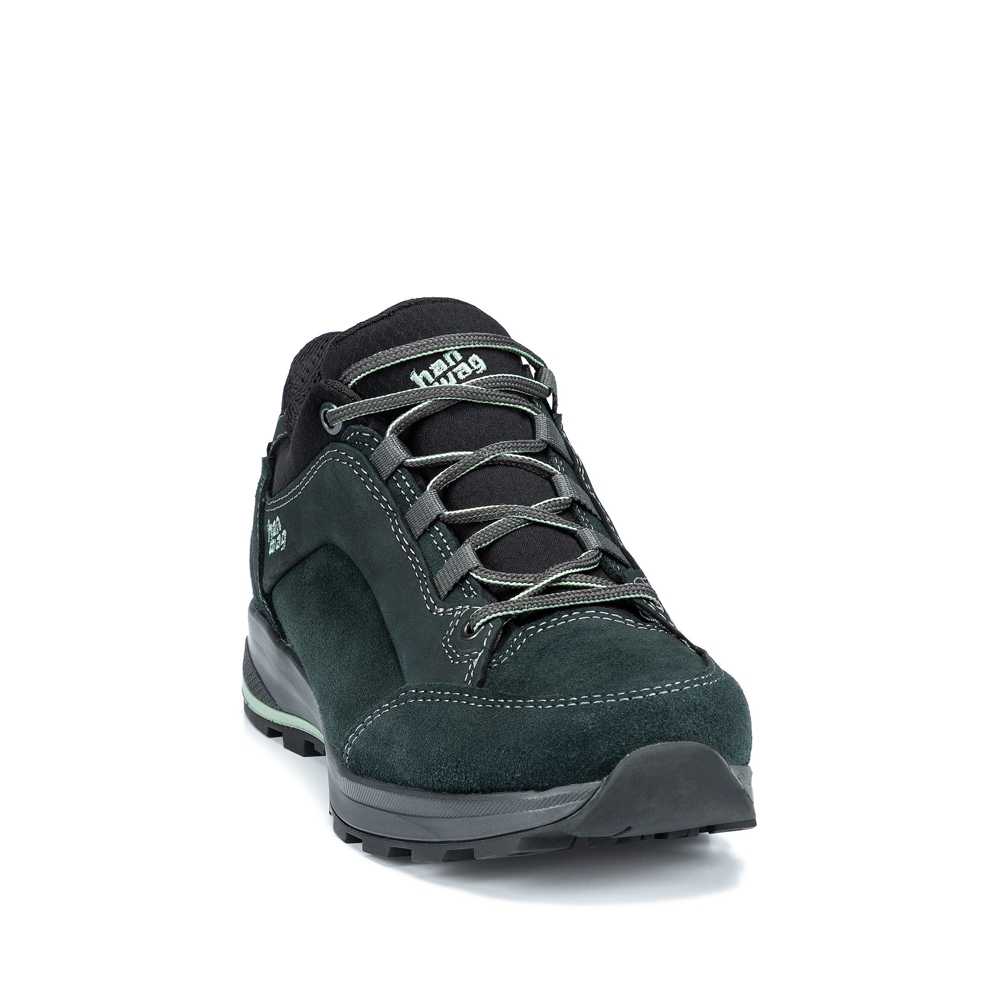 Hanwag Banks Low Lady GTX Petrol/ Mint H203501-492494 wandelschoenen dames online bestellen bij Kathmandu Outdoor & Travel