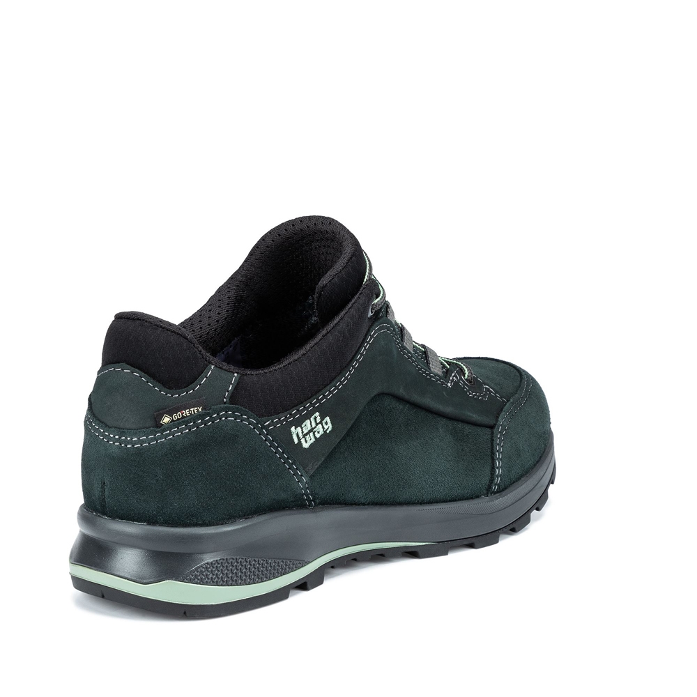 Hanwag Banks Low Lady GTX Petrol/ Mint H203501-492494 wandelschoenen dames online bestellen bij Kathmandu Outdoor & Travel