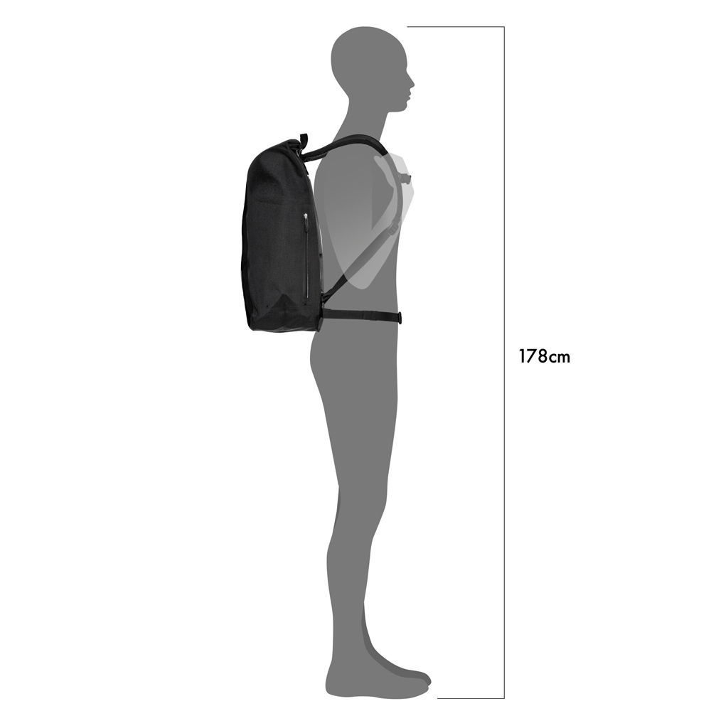 Ortlieb Velocity 29L Black-Black OR4350 dagrugzakken online bestellen bij Kathmandu Outdoor & Travel