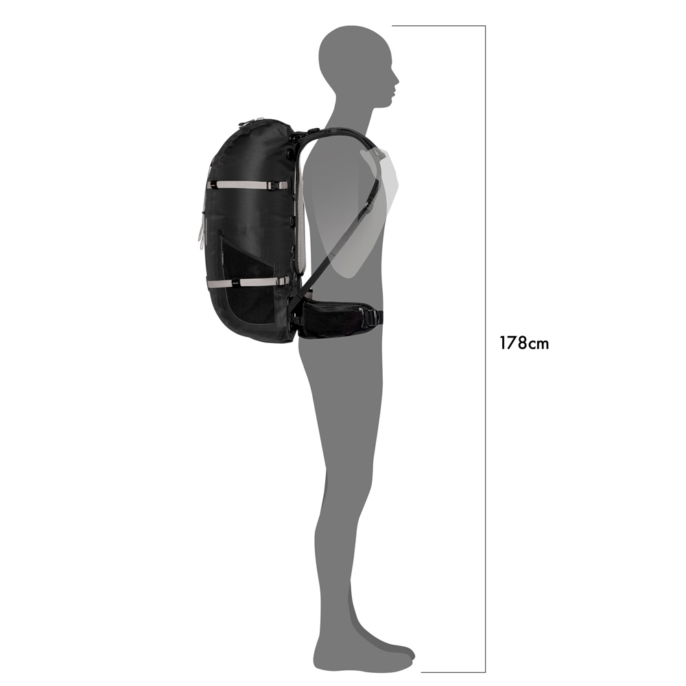 Ortlieb Atrack 35L Black OR7054 dagrugzakken online bestellen bij Kathmandu Outdoor & Travel