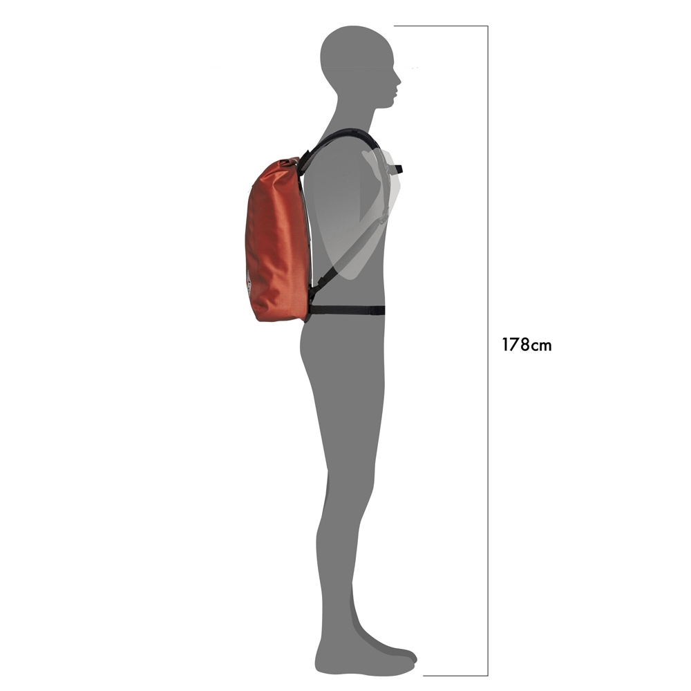 Ortlieb Velocity PS 17L Rooibos OR430005 dagrugzakken online bestellen bij Kathmandu Outdoor & Travel