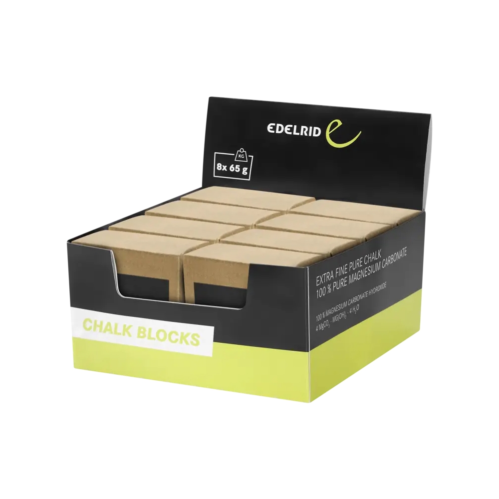 Edelrid Chalk Block II Snow 727030500470 pof, pofzakken en training online bestellen bij Kathmandu Outdoor & Travel