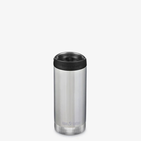 Klean Kanteen  Isolatiefles TKWide 355lml/12oz met koffiedop Brushed Stainless Klean Kanteen  Isolatiefles TKWide 355lml/12oz met koffiedop Brushed Stainless
