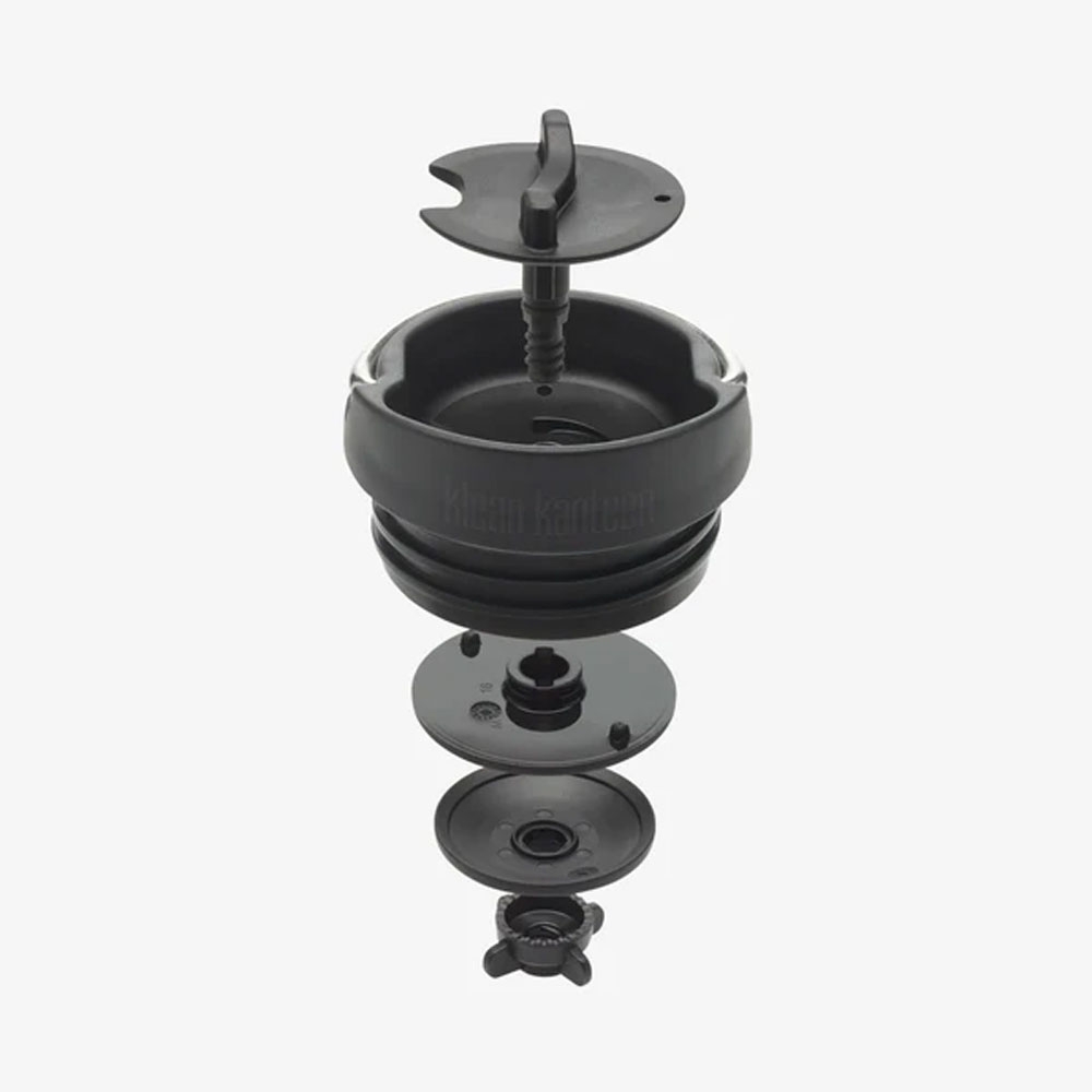 Klean Kanteen Isolatiefles TKWide 355lml/12oz met koffiedop Brushed Stainless 1008301 drinkflessen en thermosflessen online bestellen bij Kathmandu Outdoor & Travel