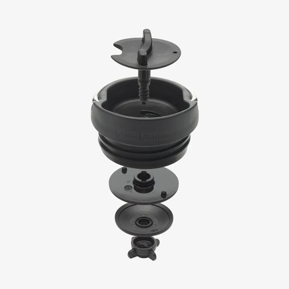 Klean Kanteen Isolatiefles TKWide 355lml/12oz met koffiedop Black 1008302 drinkflessen en thermosflessen online bestellen bij Kathmandu Outdoor & Travel