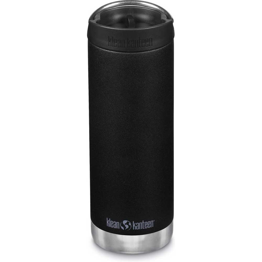 Klean Kanteen Isolatiefles TKWide 473ml/16oz met koffiedop Black 1008313 drinkflessen en thermosflessen online bestellen bij Kathmandu Outdoor & Travel