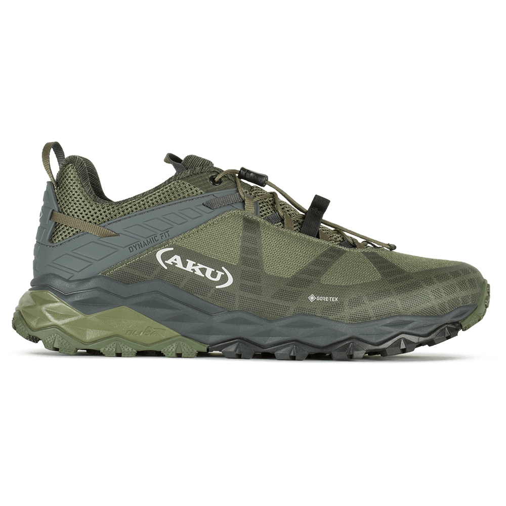AKU Flyrock Gtx Green/Grey 698-109 wandelschoenen heren online bestellen bij Kathmandu Outdoor & Travel