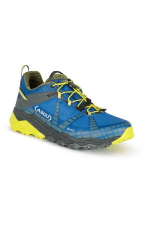 AKU Flyrock Gtx Blue/Lime 698-577 wandelschoenen heren online bestellen bij Kathmandu Outdoor & Travel