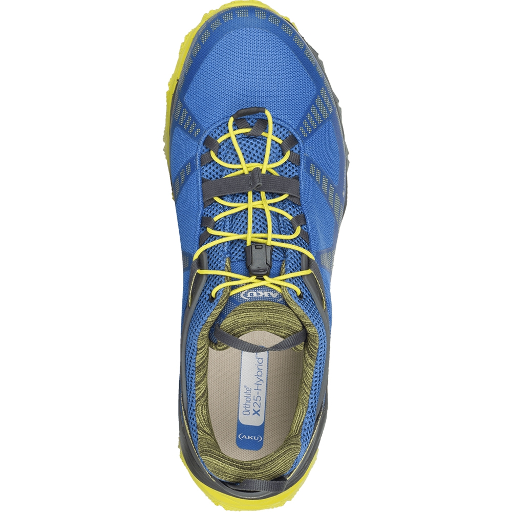 AKU Flyrock Gtx Blue/Lime 698-577 wandelschoenen heren online bestellen bij Kathmandu Outdoor & Travel