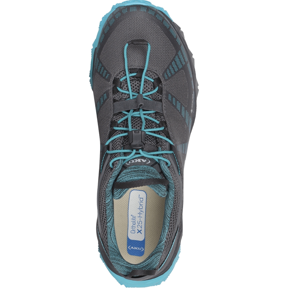 AKU Flyrock Gtx Women's Black/Turquoise 699-253 wandelschoenen dames online bestellen bij Kathmandu Outdoor & Travel
