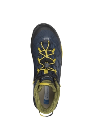 AKU Rocket Mid Gtx Blue/Mustard 710-553 wandelschoenen heren online bestellen bij Kathmandu Outdoor & Travel