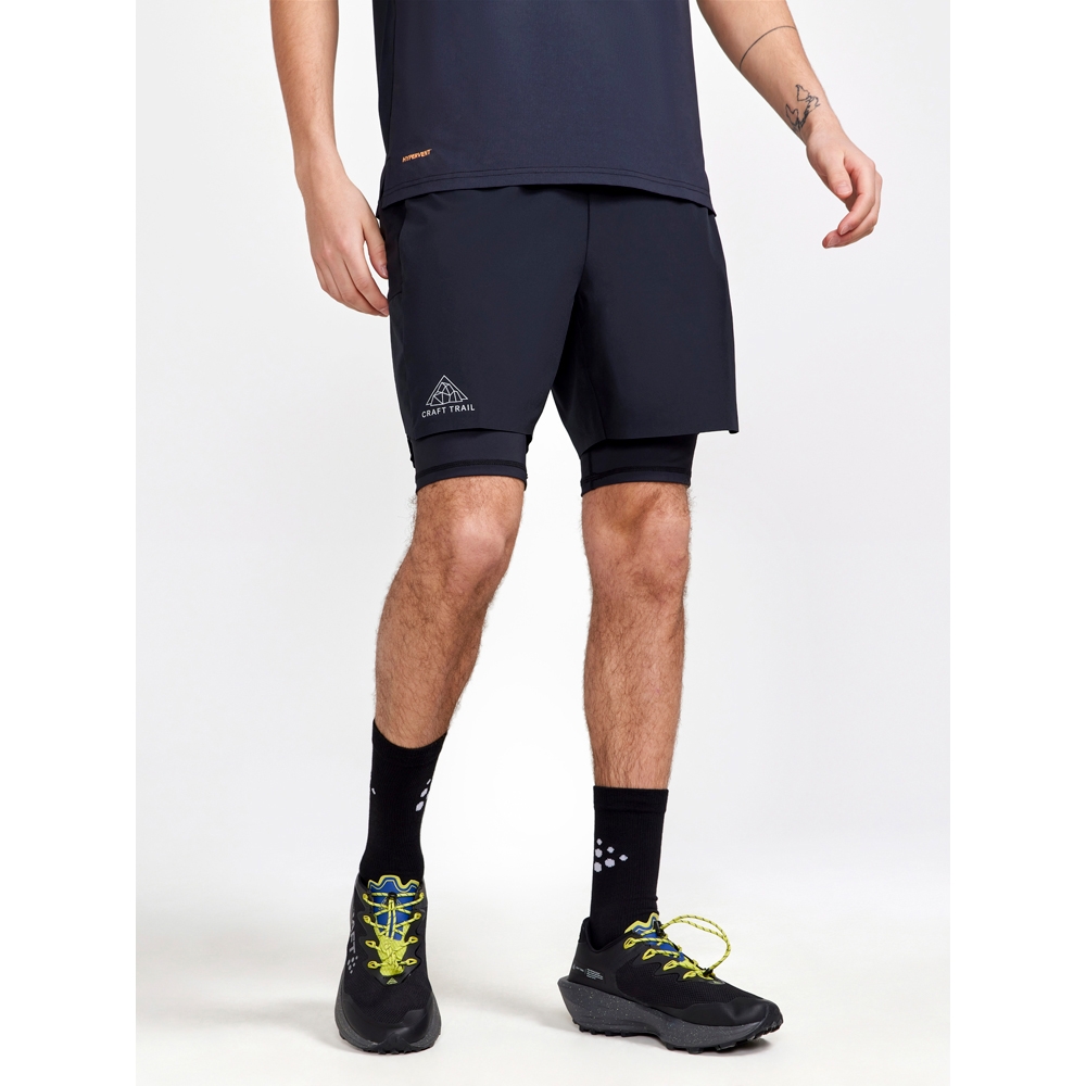 Craft Pro Trail 2in1 Shorts Black 1912447-999000 broeken online bestellen bij Kathmandu Outdoor & Travel