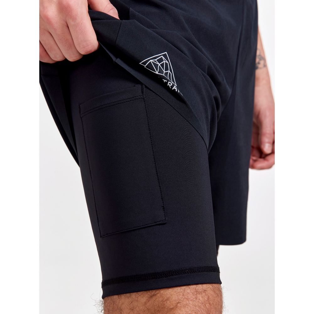 Craft Pro Trail 2in1 Shorts Black 1912447-999000 broeken online bestellen bij Kathmandu Outdoor & Travel