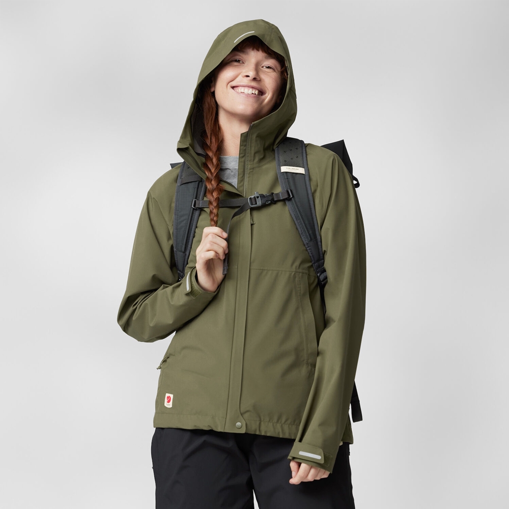 Fjällräven HC Hydratic Trail Jacket Women's Laurel Green 86982-625 jassen online bestellen bij Kathmandu Outdoor & Travel