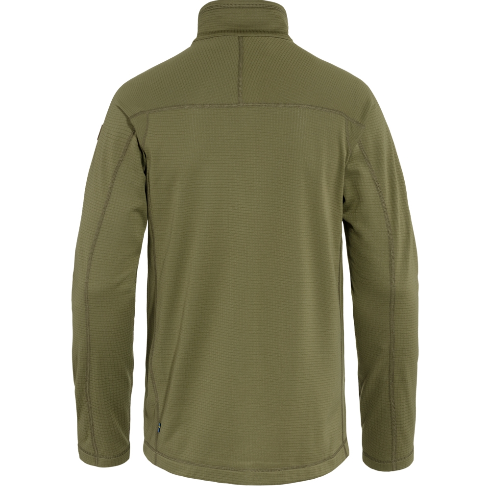 Fjällräven Abisko Lite Fleece Jacket Green 86971-620 fleeces en truien online bestellen bij Kathmandu Outdoor & Travel