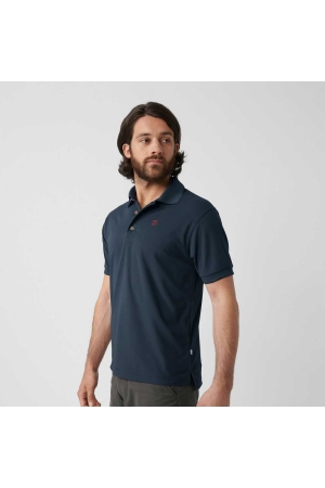 Fjällräven Crowley Pique Shirt Blueblack 81783-553 shirts en tops online bestellen bij Kathmandu Outdoor & Travel