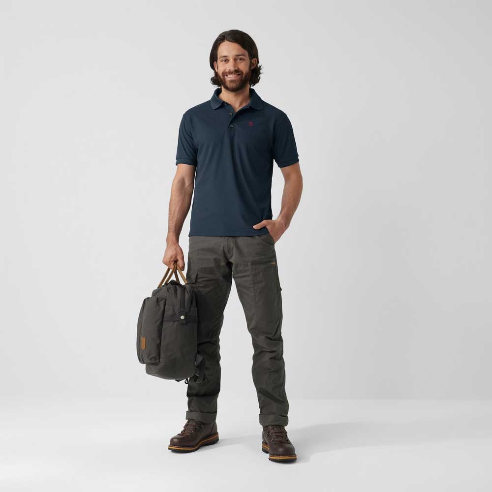 Fjällräven Crowley Pique Shirt Blueblack 81783-553 shirts en tops online bestellen bij Kathmandu Outdoor & Travel