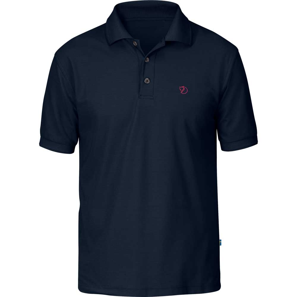 Fjällräven Crowley Pique Shirt Blueblack 81783-553 shirts en tops online bestellen bij Kathmandu Outdoor & Travel