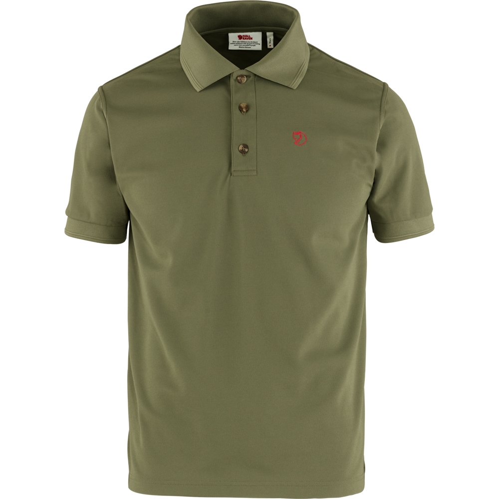 Fjällräven Crowley Pique Shirt Light Olive 81783-622 shirts en tops online bestellen bij Kathmandu Outdoor & Travel