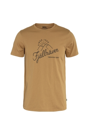 Fjällräven Sunrise T-shirt Buckwheat Brown 87047-232 shirts en tops online bestellen bij Kathmandu Outdoor & Travel