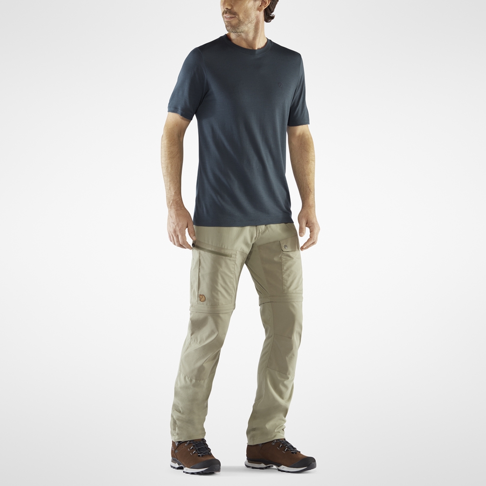 Fjällräven Abisko Midsummer Zip Off Trousers Savanna-Light Olive 81154-235-622 broeken online bestellen bij Kathmandu Outdoor & Travel