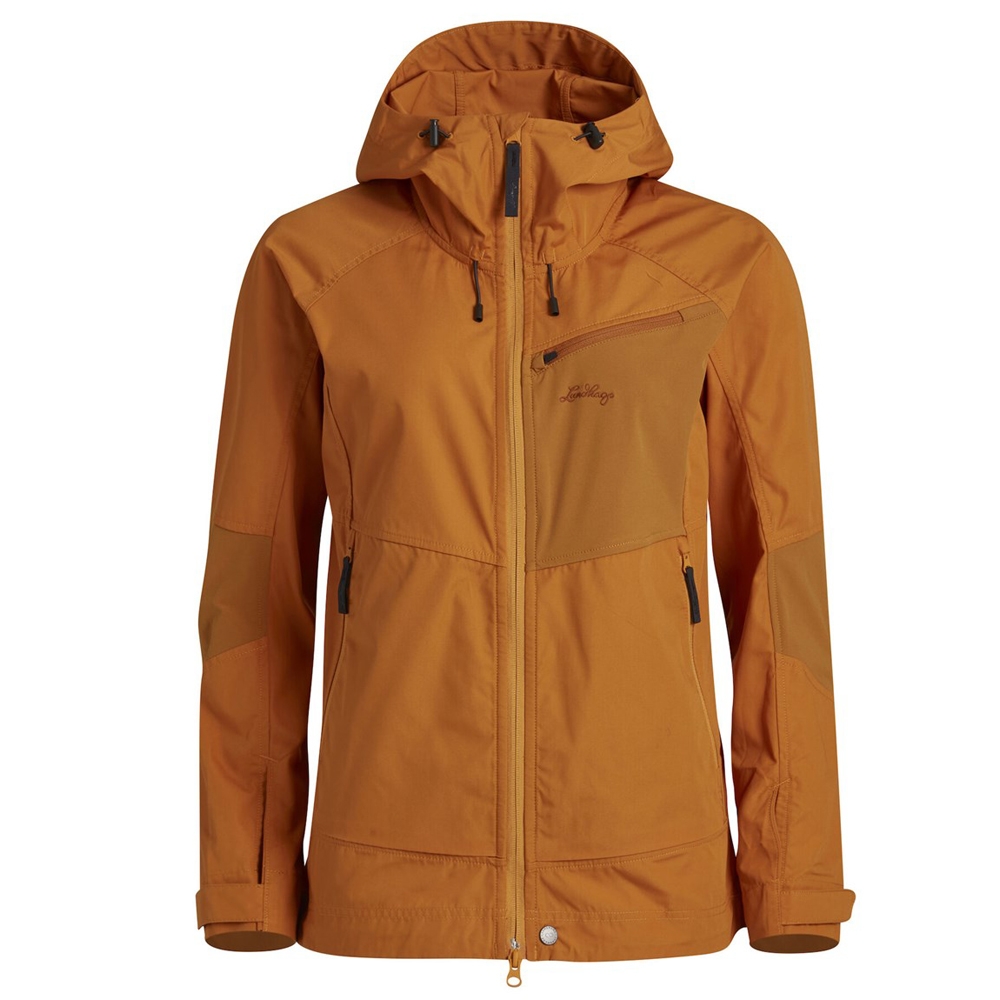 Lundhags Tived Stretch Hybrid Jacket Women's Gold/Dark Gold 42008-23-215 jassen online bestellen bij Kathmandu Outdoor & Travel