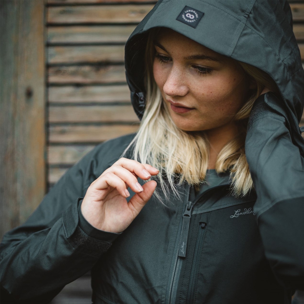 Lundhags Tived Stretch Hybrid Jacket Women's Dark Agave/Seaweed 42008-23-655 jassen online bestellen bij Kathmandu Outdoor & Travel