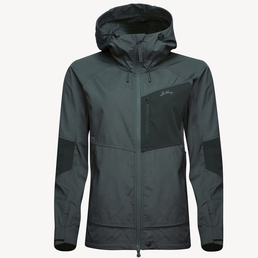 Lundhags Tived Stretch Hybrid Jacket Women's Dark Agave/Seaweed 42008-23-655 jassen online bestellen bij Kathmandu Outdoor & Travel