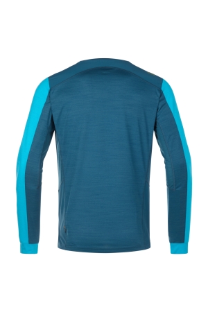 La Sportiva Beyond Long Sleeve Storm Blue/Maui P51-639637 shirts en tops online bestellen bij Kathmandu Outdoor & Travel