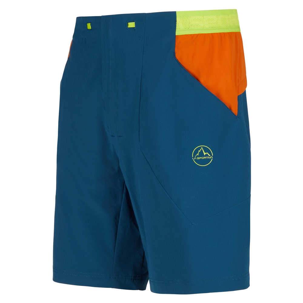 La Sportiva Guard Short Storm Blue/Hawaiian Sun P58-639208 broeken online bestellen bij Kathmandu Outdoor & Travel