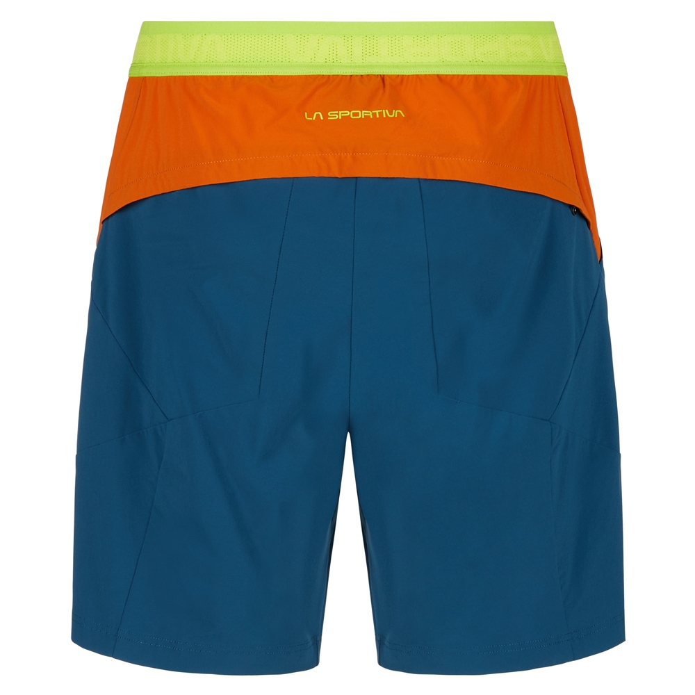 La Sportiva Guard Short Storm Blue/Hawaiian Sun P58-639208 broeken online bestellen bij Kathmandu Outdoor & Travel