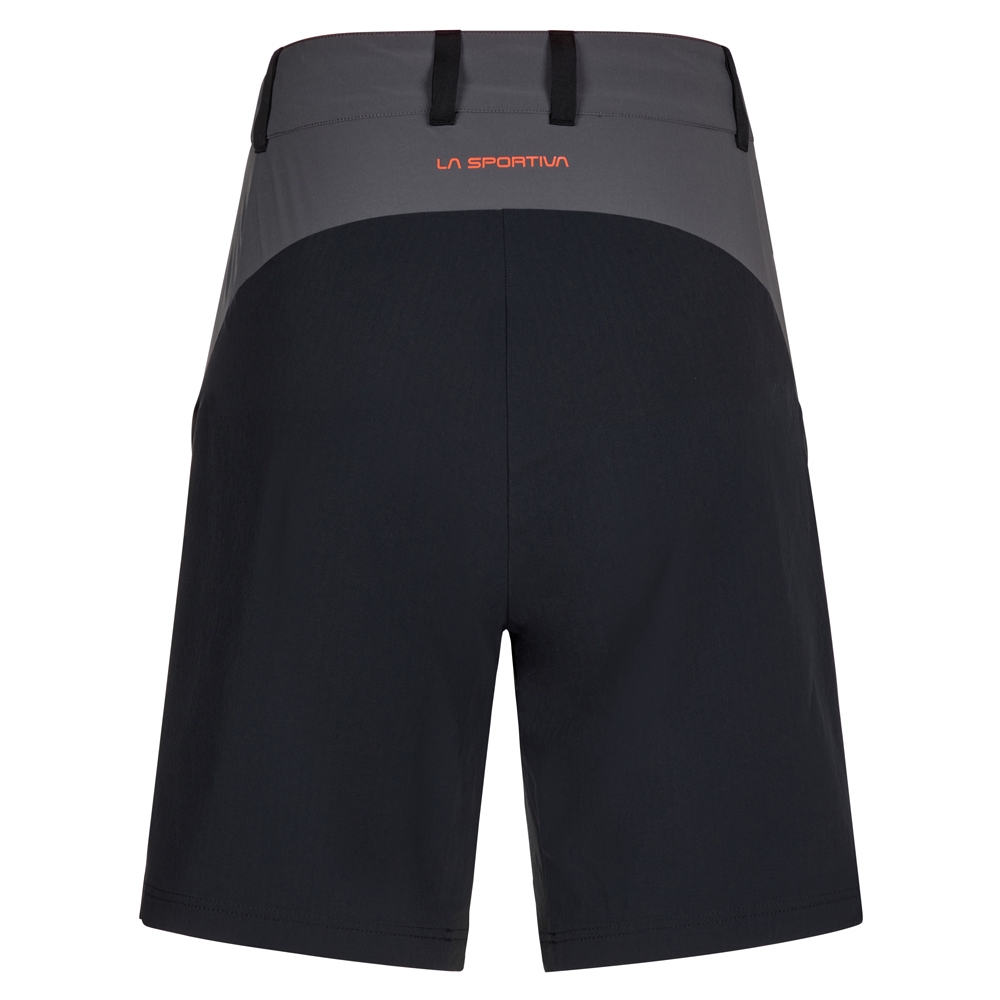 La Sportiva Scout Short Women's Black/Cherry Tomato Q40-999322 broeken online bestellen bij Kathmandu Outdoor & Travel
