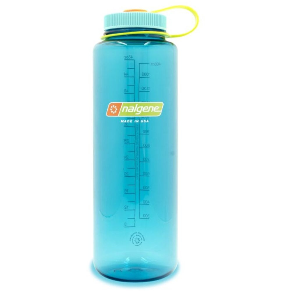Nalgene Silo Wide Mouth 1,5L Cerulean Sustain  N2020-0748 drinkflessen en thermosflessen online bestellen bij Kathmandu Outdoor & Travel