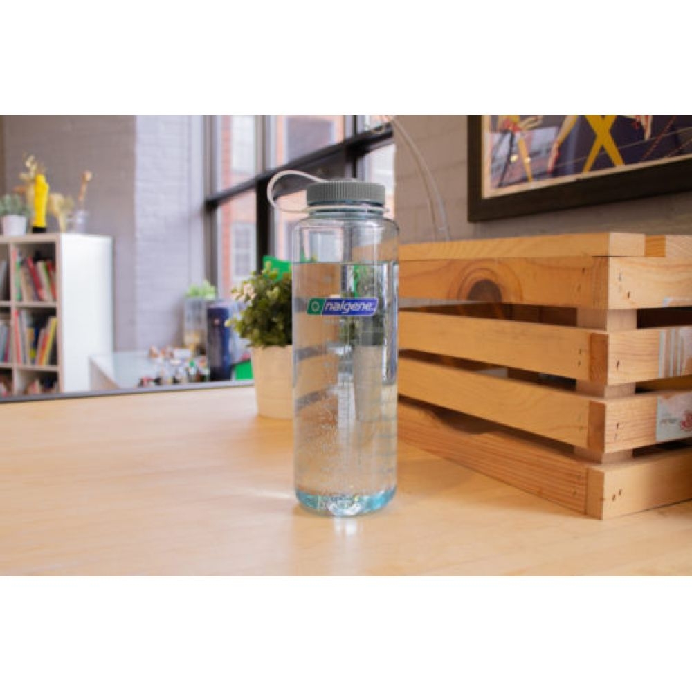 Nalgene Silo Wide Mouth 1,5L Seafoam Sustain  N2020-0548 drinkflessen en thermosflessen online bestellen bij Kathmandu Outdoor & Travel