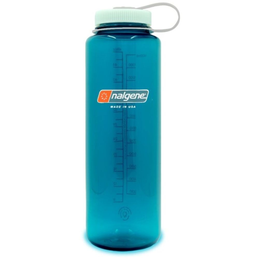 Nalgene Silo Wide Mouth 1,5L Trout Green Sustain  N2020-0648 drinkflessen en thermosflessen online bestellen bij Kathmandu Outdoor & Travel